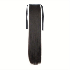 Natural Soft Clip Synthetic Hair Extensions Ponytail Bundle