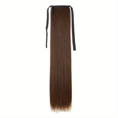 Natural Soft Clip Synthetic Hair Extensions Ponytail Bundle