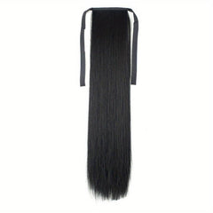 Natural Soft Clip Synthetic Hair Extensions Ponytail Bundle
