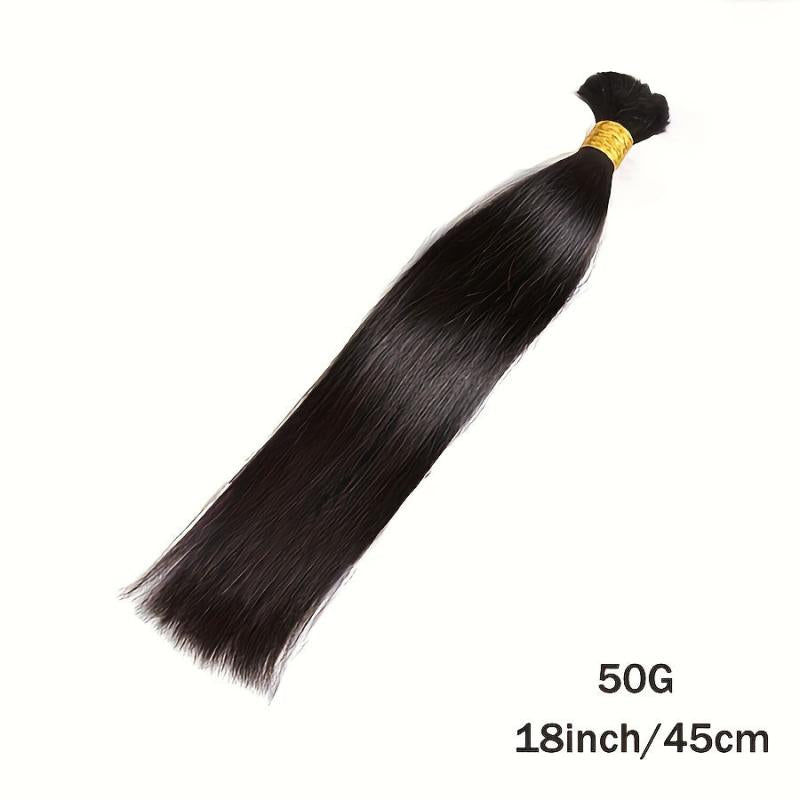 Brazilian Virgin Human Hair Bulk for Braiding 2