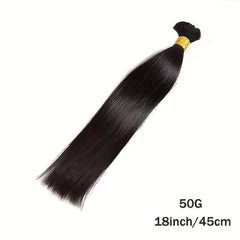 Brazilian Virgin Human Hair Bulk for Braiding 2