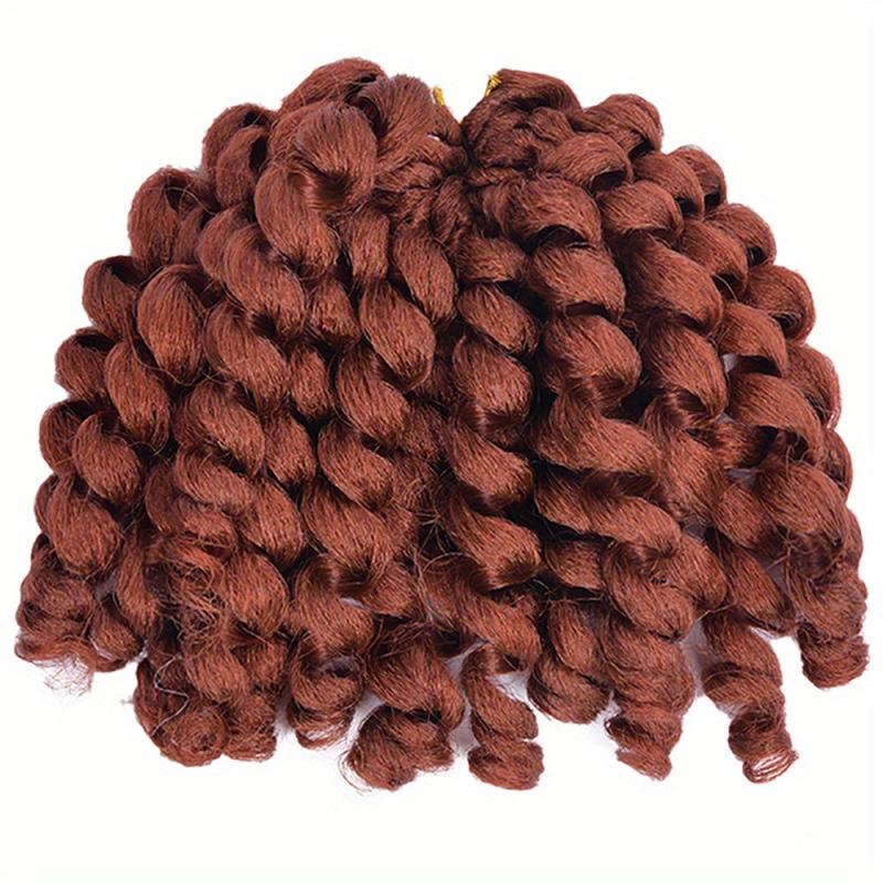 Ombre Wand Curl Crochet Braids Hair Extensions 20 32 Cm Pre Twisted