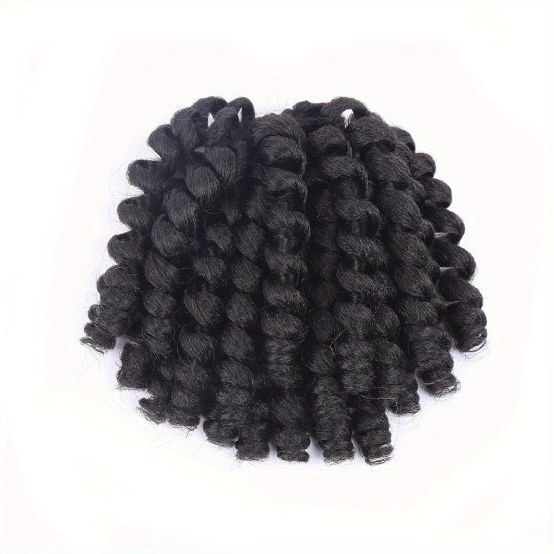 Ombre Wand Curl Crochet Braids Hair Extensions 20 32 Cm Pre Twisted