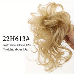 Curly Donut Chignon Updo Hairpiece for Women Girls