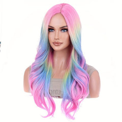 Long Curly Ombre Synthetic Wigs For Women Fashionable