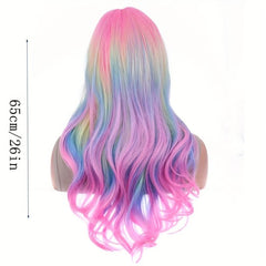 Long Curly Ombre Synthetic Wigs For Women Fashionable