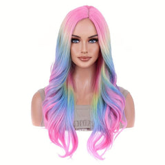 Long Curly Ombre Synthetic Wigs For Women Fashionable