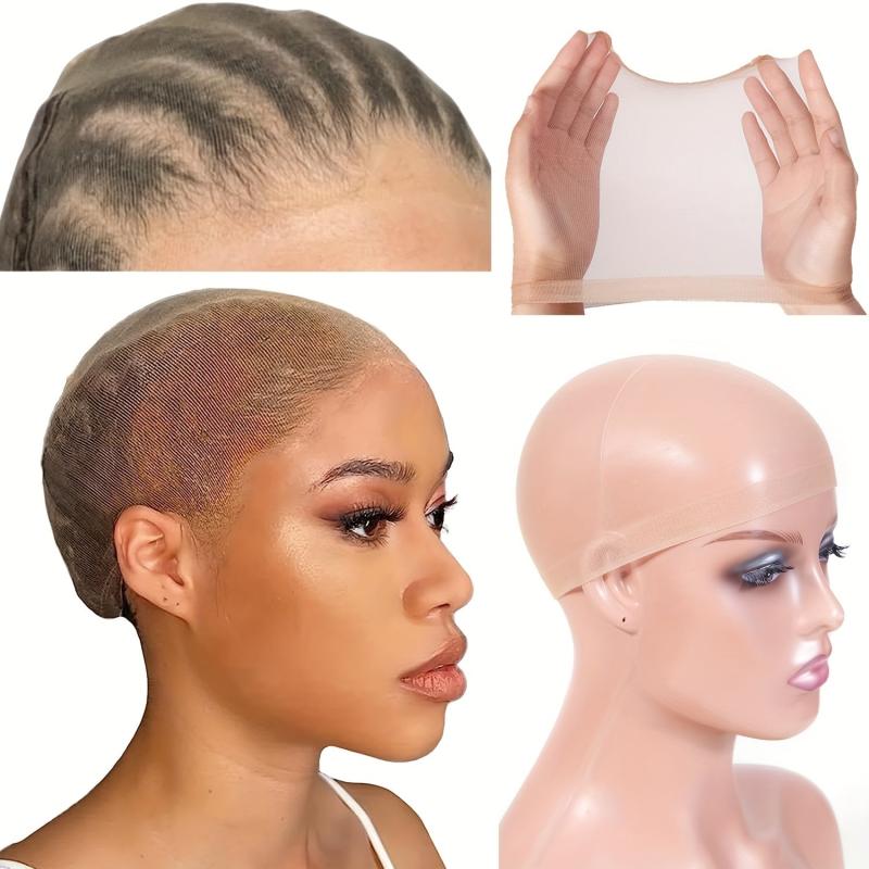20pcs Invisible Breathable Lace Front Wig Cap Stretchy Stocking Nude Caps
