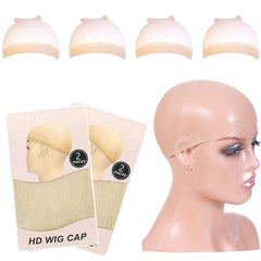 20pcs Invisible Breathable Lace Front Wig Cap Stretchy Stocking Nude Caps