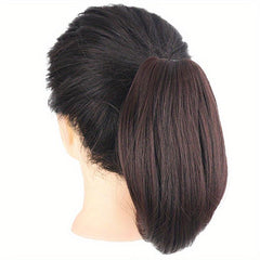 Short Curly Ponytail Extensions Claw Clip In Hair Piece Synthetic Fiber