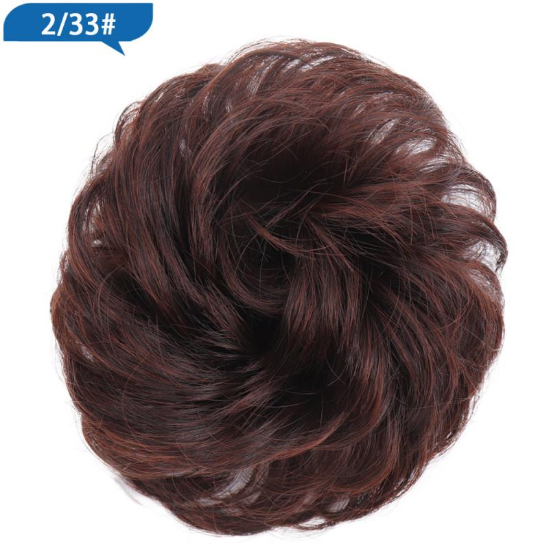 Wavy Curly Ponytail Hair Extensions Messy Bun Hairpiece