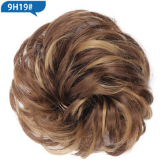 Wavy Curly Ponytail Hair Extensions Messy Bun Hairpiece