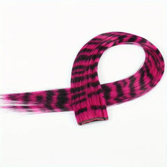 Two Tone Synthetic Feather Hair Extension 45 72 Cm Highlight Hairpiece