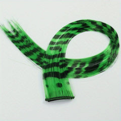 Two Tone Synthetic Feather Hair Extension 45 72 Cm Highlight Hairpiece