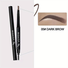 Waterproof Eyebrow Pen Triangular Tip With Brush 5 Colors Eyebrow Pen