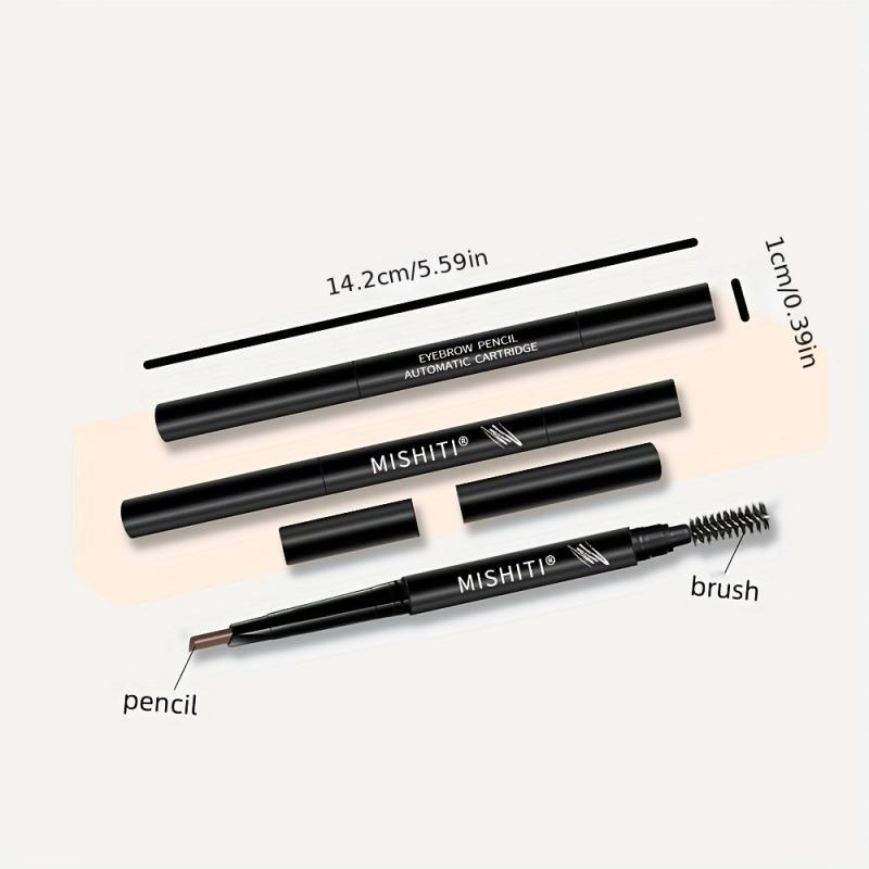 Waterproof Eyebrow Pen Triangular Tip With Brush 5 Colors Eyebrow Pen