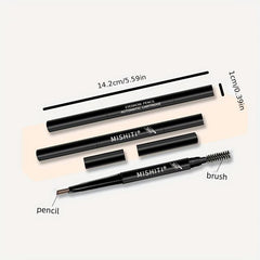 Waterproof Eyebrow Pen Triangular Tip With Brush 5 Colors Eyebrow Pen