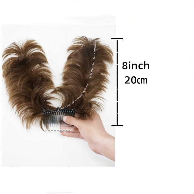 Synthetic Messy Hair Bun Comb Extensions
