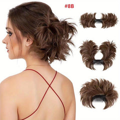 Synthetic Messy Hair Bun Comb Extensions