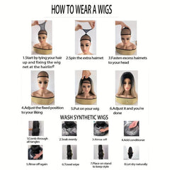 Short Straight Wig With Bangs For Women - Cosplay & Everyday Use - Synthetic Wig