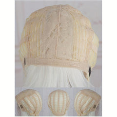 Short Straight Wig With Bangs For Women - Cosplay & Everyday Use - Synthetic Wig