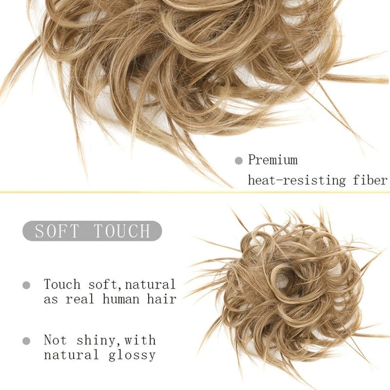 Messy Bun Hair Piece Ponytail Updo Extensions Hairpiece