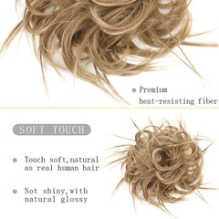 Messy Bun Hair Piece Ponytail Updo Extensions Hairpiece