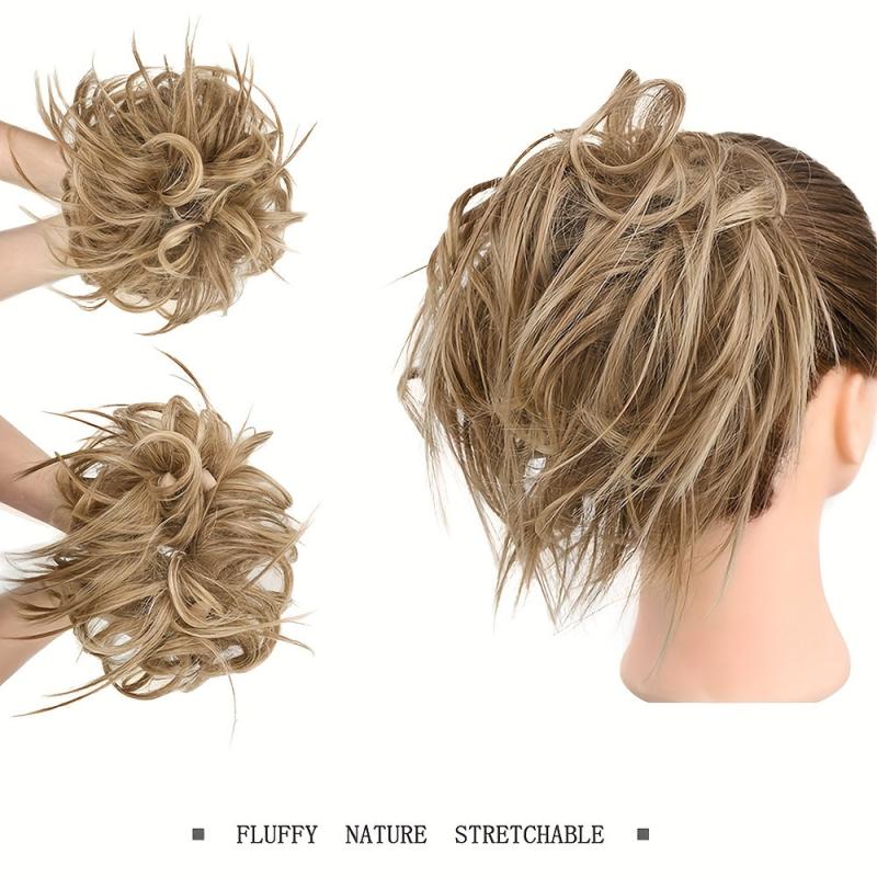 Messy Bun Hair Piece Ponytail Updo Extensions Hairpiece