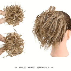 Messy Bun Hair Piece Ponytail Updo Extensions Hairpiece