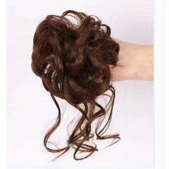 Messy Donut Hair Buns Chignon w/ Hair Rope Synthetic Hair Extensions