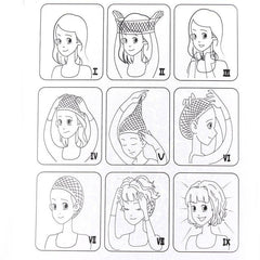 Ladies Lace Double Head Hair Net Cap