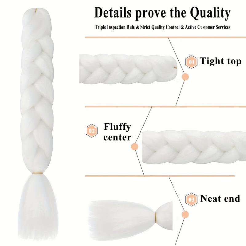 Jumbo Box Braiding Hair Synthetic Fiber For Twist 60 96 Cm