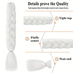 Jumbo Box Braiding Hair Synthetic Fiber For Twist 60 96 Cm