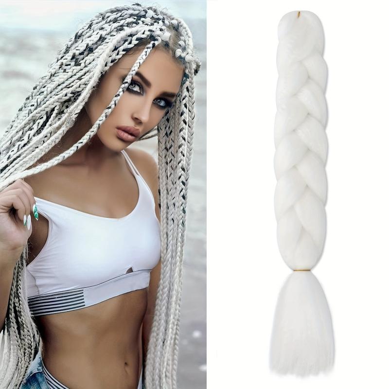 Jumbo Box Braiding Hair Synthetic Fiber For Twist 60 96 Cm