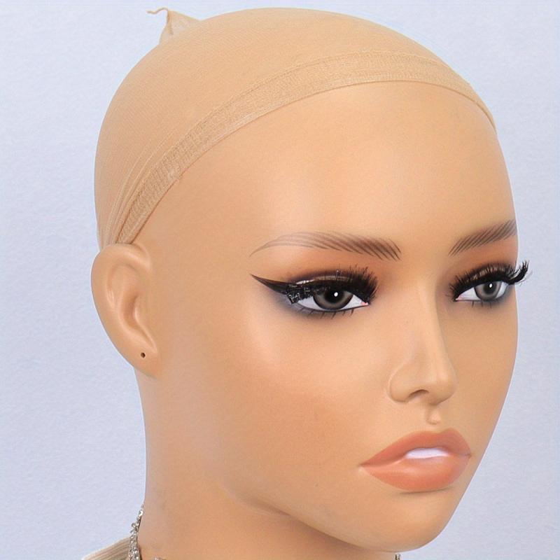 4 Pieces HD Wig Caps for Lace Front Wig Bald Cap Stocking Caps for Wigs