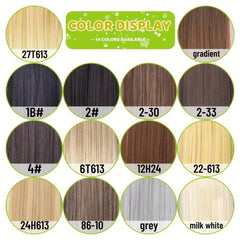 Invisible Hairpin Hairpiece Short Straight Hair Extensions