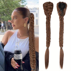 Synthetic Fishtail Braid Ponytail Hair Extensions