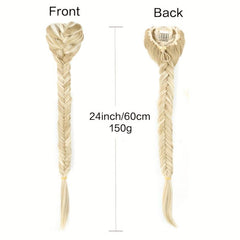 Synthetic Fishtail Braid Ponytail Hair Extensions