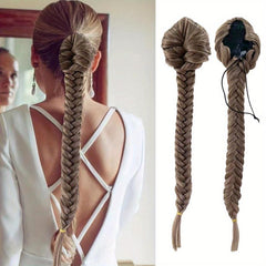 Synthetic Fishtail Braid Ponytail Hair Extensions
