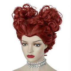 Red Curly Cosplay Wig For Women & Wig Cap