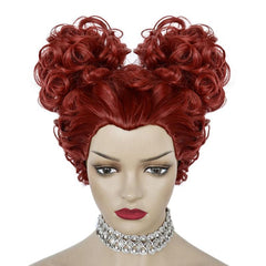 Red Curly Cosplay Wig For Women & Wig Cap