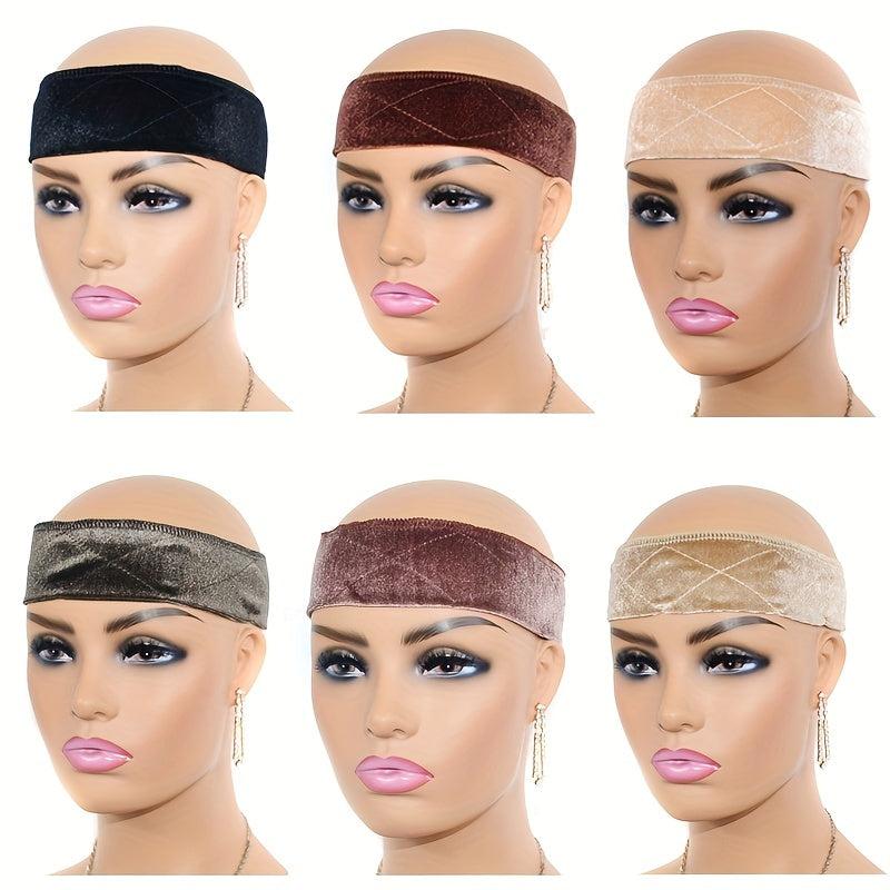 Velvet Wig Grip Headband No Slip Edge Comfortable Breathable