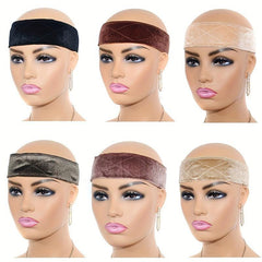 Velvet Wig Grip Headband No Slip Edge Comfortable Breathable