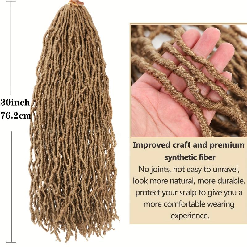 91 44 Cm Faux Locs Crochet Braids Hair 21 Strands Soft Locs Extensions