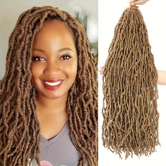 91 44 Cm Faux Locs Crochet Braids Hair 21 Strands Soft Locs Extensions