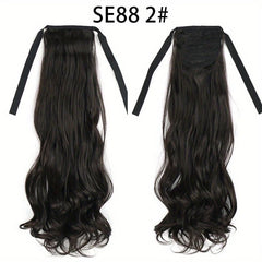 Long Wavy Ponytail Hairpiece Hair Extensions for Women