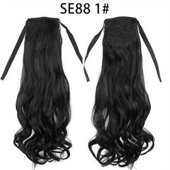 Long Wavy Ponytail Hairpiece Hair Extensions for Women