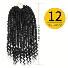 6 Packs Bomb Twist Crochet Hair 30 48cm