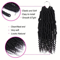 6 Packs Bomb Twist Crochet Hair 30 48cm
