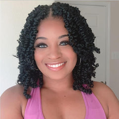 8 Pack 25 4 Cm Synthetic Pre-twisted Passion Twist Crochet Hair Extensions